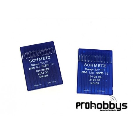 Agujas134-35 (R) del nº 160 (10 uds) Schmetz