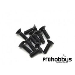 Tornillo allen M3x6 cabeza avellanado (10 uds)