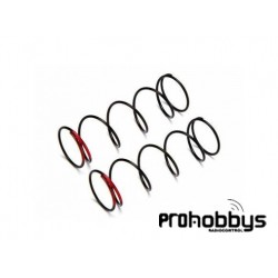 Muelles Amortiguador (Rojo/68mm/86.1gF/2pcs) HB