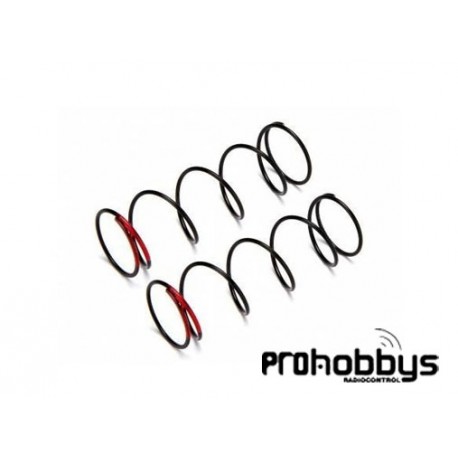 Muelles Amortiguador (Rojo/68mm/86.1gF/2pcs) HB