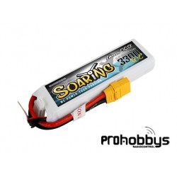 Batería LiPo Gens Ace Soaring 11,1V 3300mA 30C conector XT90