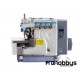 Overlok industrial 4 hilos Jakc C2 con cortacadenetas de guillotina