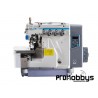 Overlok industrial 4 hilos Jakc C2 con cortacadenetas de guillotina