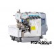 Overlok industrial 4 hilos Jakc C2 con cortacadenetas de guillotina