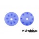 Pistones Cónicos con Taladro Inclinado Ultimate Racing (16mm) Azules