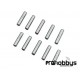 3x12.8 mm Kit Pins Acero Cromado (10)
