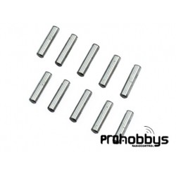3x12.8 mm Kit Pins Acero Cromado (10)