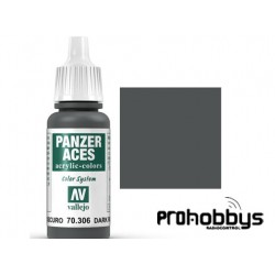Caucho Oscuro 306 Panzer Aces 17ml Vallejo