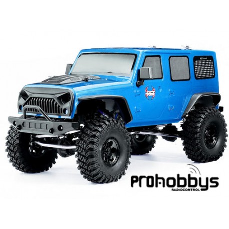 Coche Crawler Rock Cruiser 1/10 Waterproof 4X4 Azul RTR