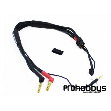 Cable de carga 2S de 30cm con conector XT60 4/5mm