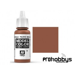 Model Color Cuero Rojo (136) 17ml Vallejo