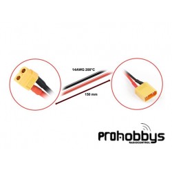 Cable de carga XT60 para XT90 15 cm Absima