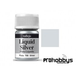 Pintura Plata líquida 790 de Vallejo
