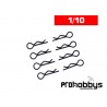 Clips Carrocería 1/10 Ultimate Racing