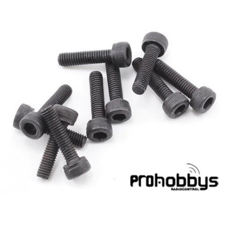 Tornillo 3X8 Cabeza Cilíndrica 10uni.