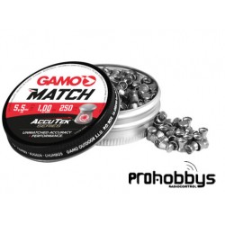 Balines Match AccuTek 5,5 (250 uds) Gamo