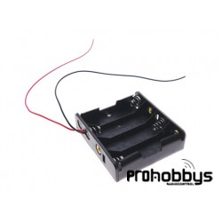 Portapilas AAA 4U. conector Tamiya Gepard