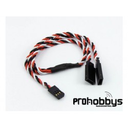 "Y" Conector Futaba Cable Trenzado (30cm)