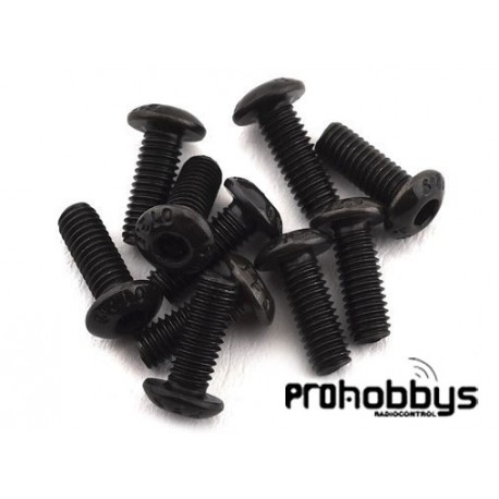 Tornillo 3X16 Cabeza Botón 10 Unidades