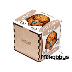 Puzzle Águila (S) 120 piezas en caja de madera EWA