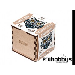 Puzzle Búho Real (S) 120 piezas en caja de madera EWA