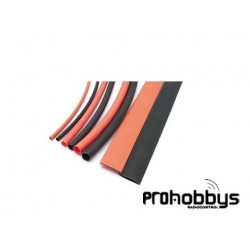 Kit funda termoretractil (1.5/3/5/8mm 20cm de cada negro y rojo)