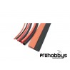 Kit funda termoretractil (1.5/3/5/8mm 20cm de cada negro y rojo)