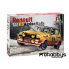 Coche Carreras Renault 5 Alpine Rally. Escala 1:24 Italeri