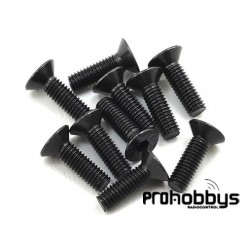 Tornillo 3x10 Cabeza Avellanado 10u