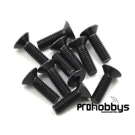 Tornillo 3x10 Cabeza Avellanado 10u