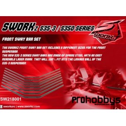 SWORKz Front Sway Bar Set (2.0/2.1/2.2/2.3/2.4/.2.5/2.6/2.8mm)