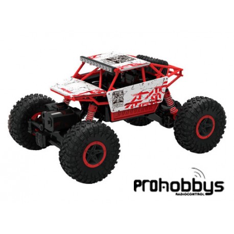 Crawler 1/18 4WD Con Batería 4.8v. NiCd Rojo