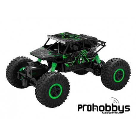 Crawler 1/18 4WD Con Batería 4.8v. NiCd Color Verde