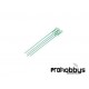 Clips Carrocería 1/10 Verdes Anodizados (5uds)