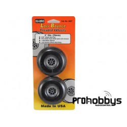 Rueda lisa de 76mm para eje de 4mm ( 2und) Du-Bro
