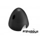 Cono Hélice 63mm plástico negro