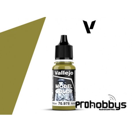Model Color Matt 120 - Amarillo Camuflaje. Envase de 18 ml.