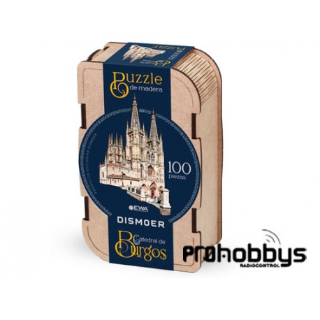 Puzzle Catedral de Burgos (190 piezas) en caja de madera EWA