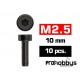 Tornillos M2,5x10mm Cilíndrico (10u.)