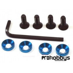 Tornillos para soporte de motor jamara 2,5 cc Azul o Violeta