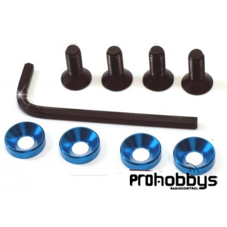 Tornillos para soporte de motor jamara 2,5 cc Azul o Violeta