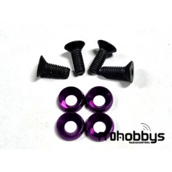 Tornillos para soporte de motor jamara 2,5 cc Vio.