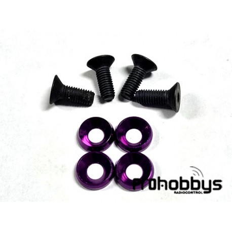 Tornillos para soporte de motor jamara 3,5 cc Vio.