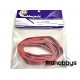 Tubo termorretráctil rojo de 8mm hobbytech