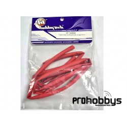 Tubo termorretráctil rojo de 5mm hobbytech