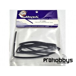Tubo termorretráctil negro de 1.5mm hobbytech