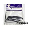 Tubo termorretráctil negro de 1.5mm hobbytech