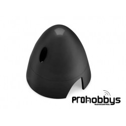 Cono Hélice 57mm plástico negro
