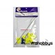Varillaje gas/freno coche 1/8 RC nitro amarillo fluor Hobbytech