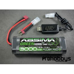RC Energy Starter Set 3000 (NiMH/USB) Absima